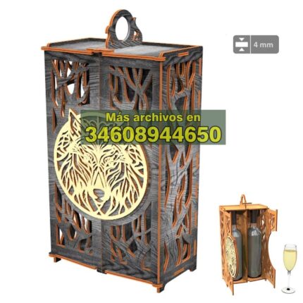 caja de vino Wolf, Bolsa de regalo para vino