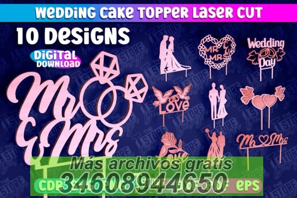Cake Topper Boda2