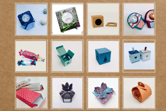 Coleccion cajas de carton diseños variados - Imagen 6