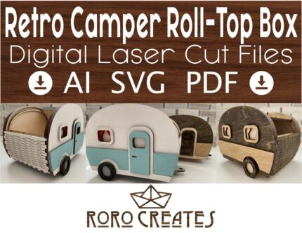 Retro Camper Roll-Top Box