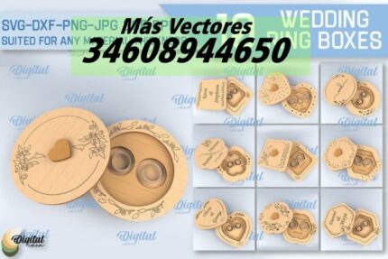 Caja porta anillos