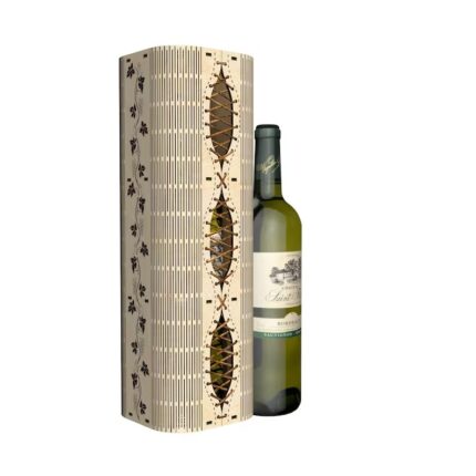 Hermosa caja de vino 3- 4 mm 18 pulgadas