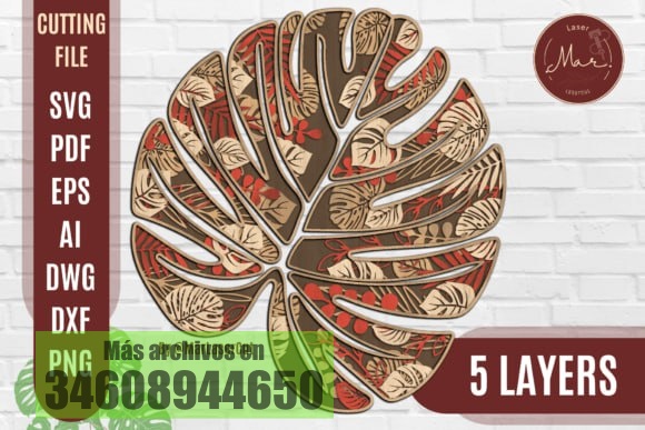 hoja de planta multicapa