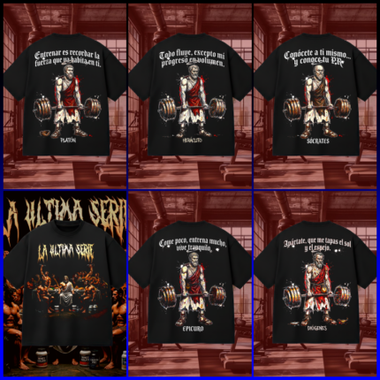 Camisetas filosofo griego GYM