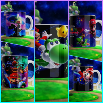 Tazas Mario Bross Galaxy