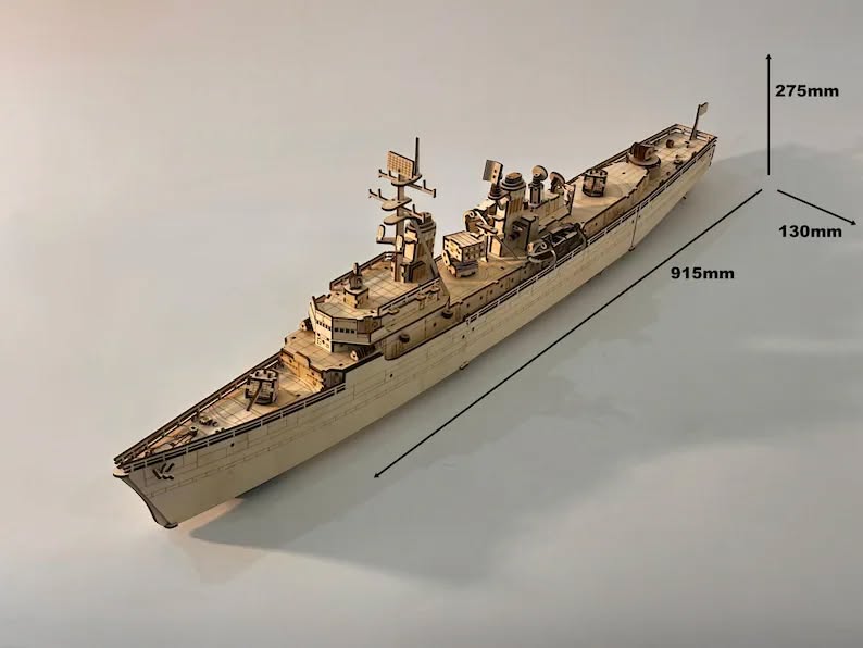 Buque de guerra barco DDG-2 - Imagen 7