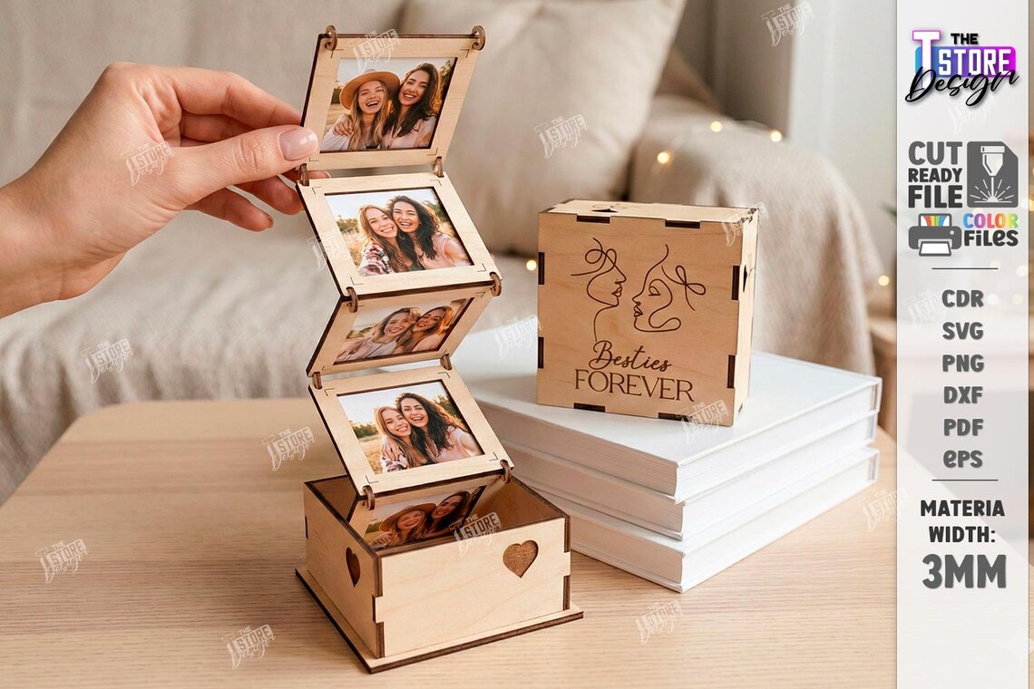 Paquete de cajas de recuerdos con fotos - Imagen 19