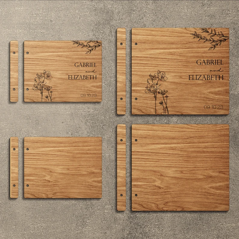 Libro de planificador de bodas floral personalizado - Imagen 3