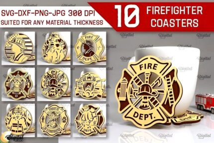 Posavasos Bomberos