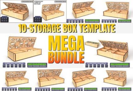 Coleccion Cajas con compartimentos