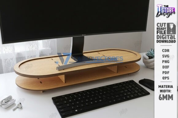 Paquete de elevadores de soporte para monitor - Imagen 2