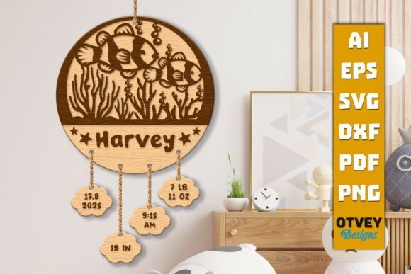 Letrero personalizado para recién nacido - Imagen 4