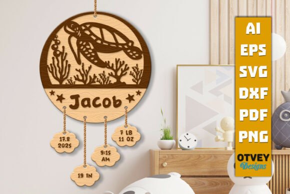 Letrero personalizado para recién nacido - Imagen 8