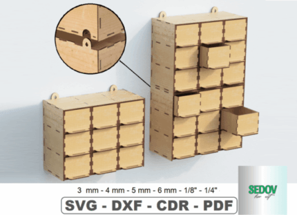 Organizador de pared
