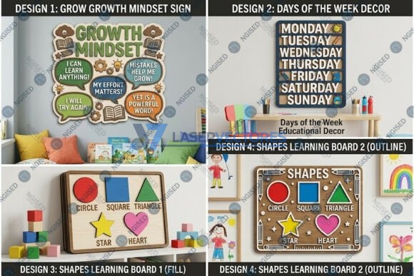 Paquete para decoración de aulas educativas