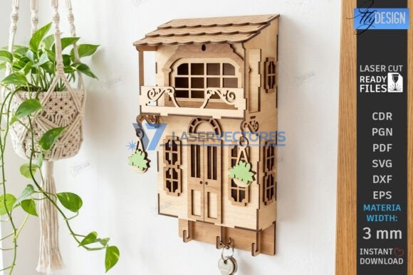 Organizador con forma de casa - Imagen 2