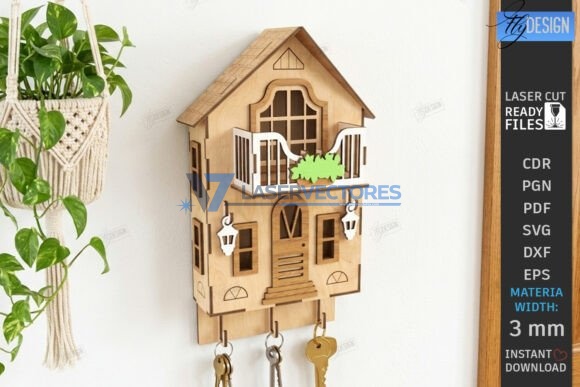 Organizador con forma de casa - Imagen 3
