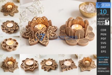 Portavelas Lotus Tealight