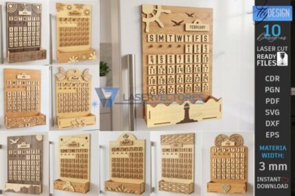 Juego de calendarios perpetuos magnéticos