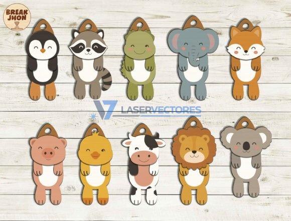 Paquete de animales colgantes adorables - Imagen 2