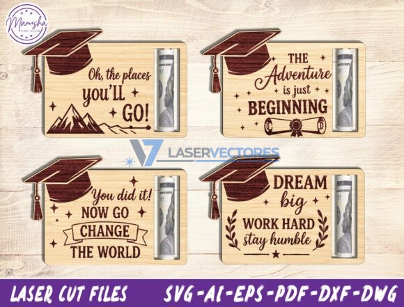 Paquete para portadinero de graduación - Imagen 2