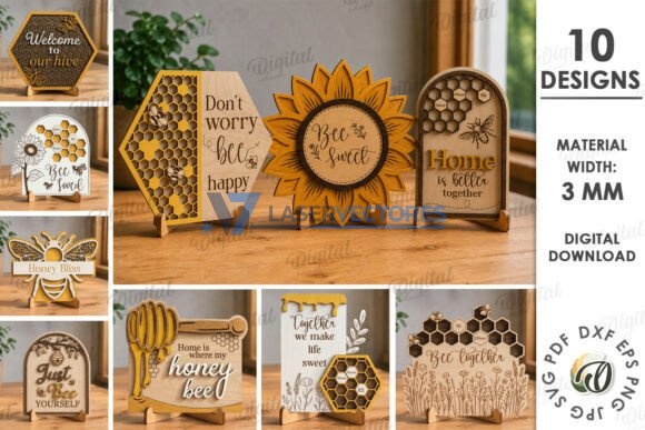 Paquete de decoraciones de abejas