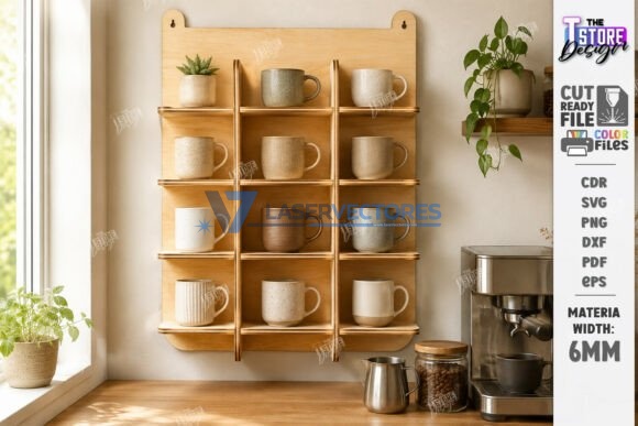 Soportes de pared para tazas - Imagen 9