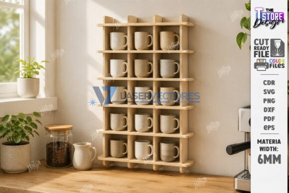 Soportes de pared para tazas - Imagen 10