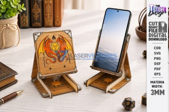 Soporte para teléfono con diseño de dragón - Imagen 3