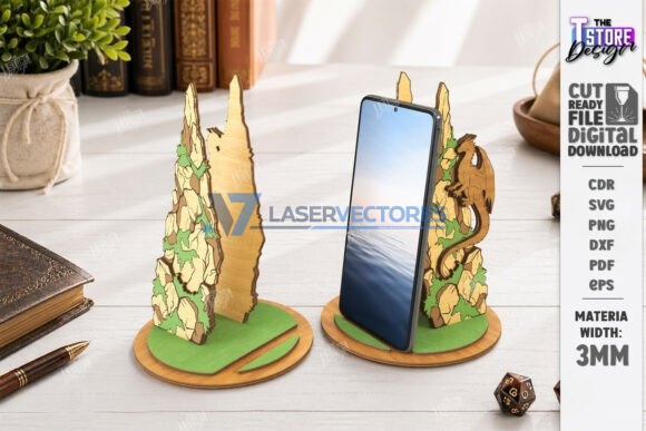 Soporte para teléfono con diseño de dragón - Imagen 5