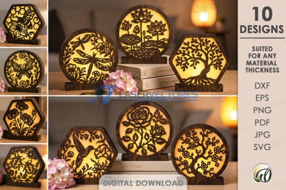 Paquete de faroles decorativos