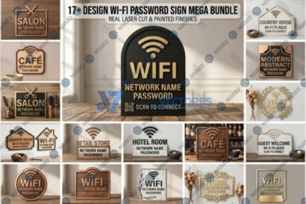 Paquete gigante de símbolos de contraseña Wi-Fi