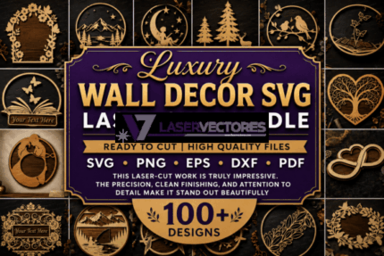 Colección de archivos de decoración de pared de lujo