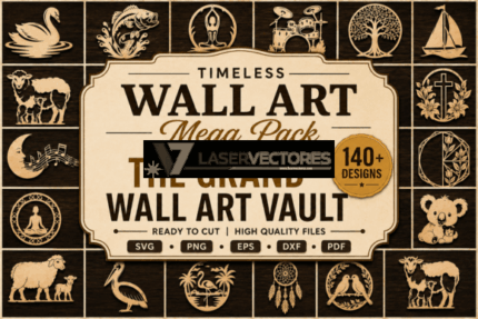 Paquete completo de arte mural atemporal