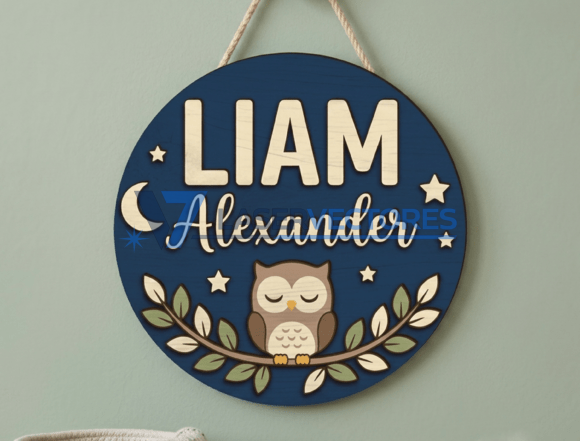 Letrero personalizado para la habitación del bebé - Imagen 2