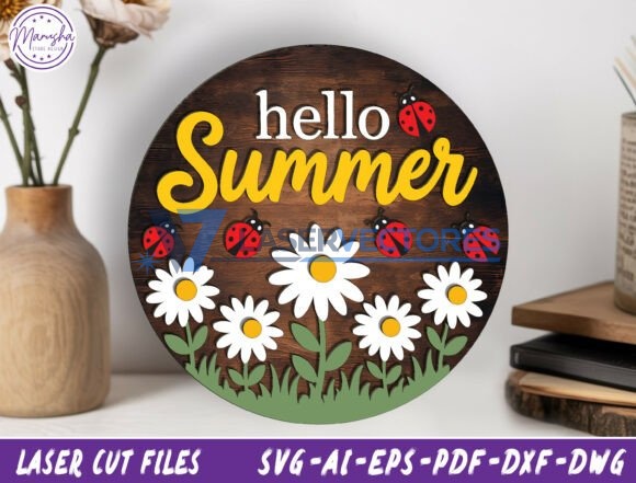 Paquete para colgar en la puerta "Hola Verano" - Imagen 2