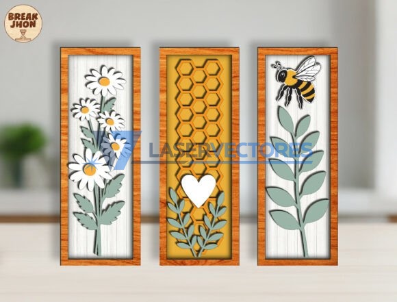 Paquete con diseño floral y natural en capas - Imagen 2