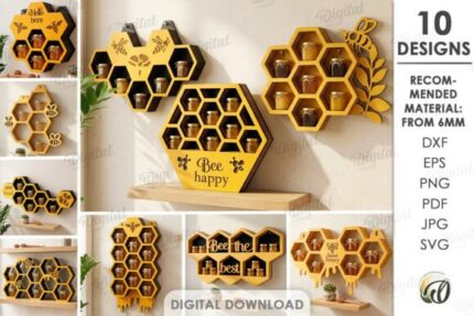 Paquete de soporte para miel de abejas