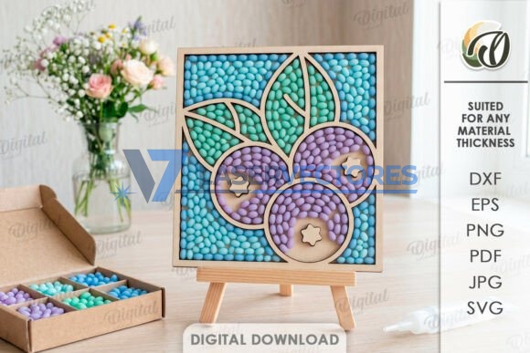 Paquete de piezas en blanco para pintura de mosaico - Imagen 9