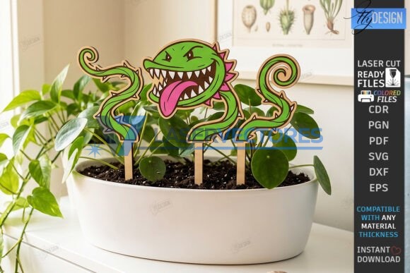 Paquete de estacas decorativas para plantas - Imagen 3
