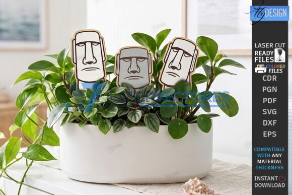 Paquete de estacas decorativas para plantas - Imagen 4