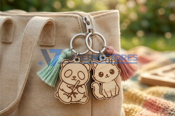 Paquete de llaveros de animales Kawaii - Imagen 4