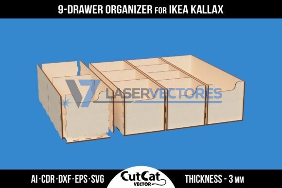Organizador de 9 cajones IKEA KALLAX - Imagen 2