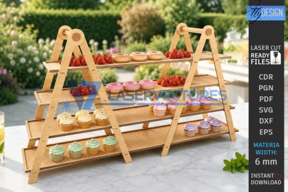Paquete de soportes para cupcakes escalonados - Imagen 6