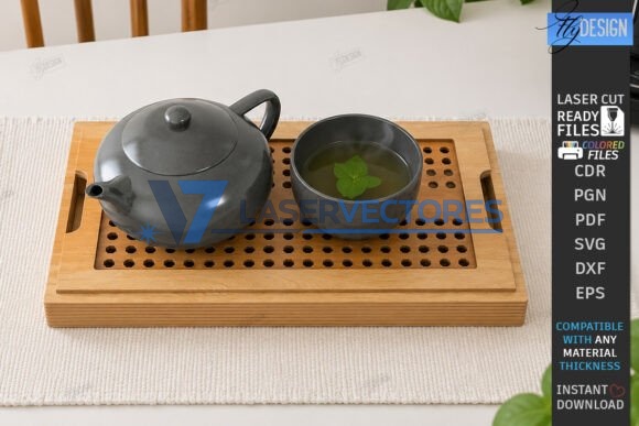 Juego de bandejas para té - Imagen 2