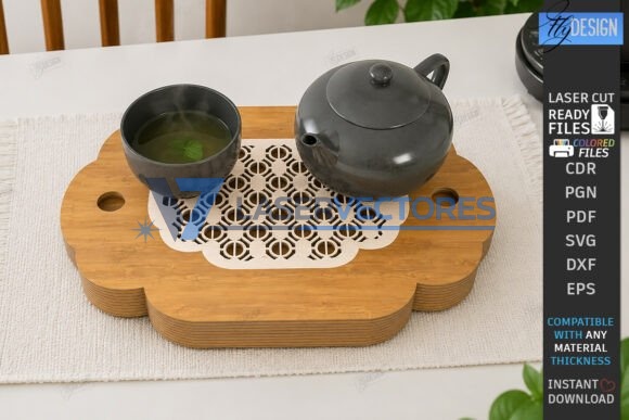 Juego de bandejas para té - Imagen 3