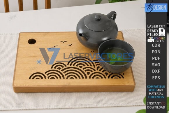 Juego de bandejas para té - Imagen 4