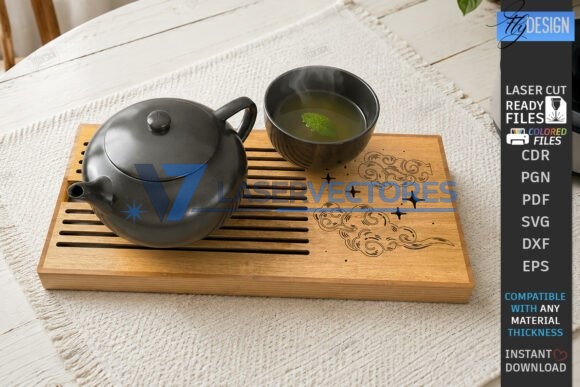 Juego de bandejas para té - Imagen 5