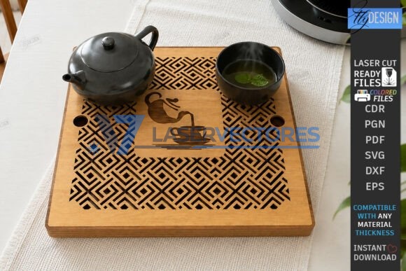 Juego de bandejas para té - Imagen 6
