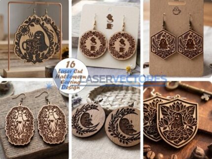 Pendientes de café fantasma adorables